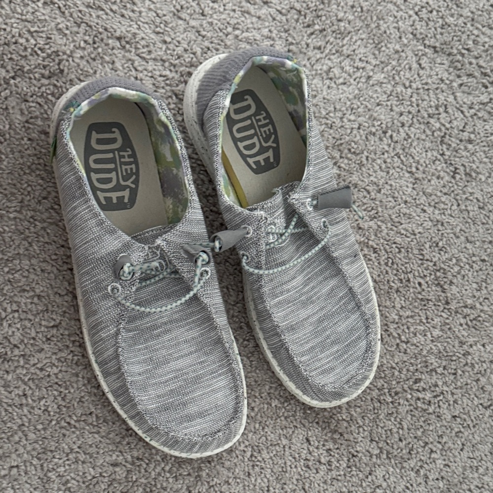 Hey Dude Men's Charcoal Slip-On Loafers